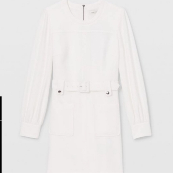 Club Monaco white dress size 12 fully lined . New without tags. - Picture 7 of 9